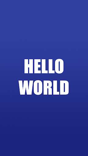 Run android online APK Hello World Programming from MyAndroid or emulate Hello World Programming using MyAndroid