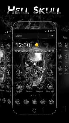 Emulate Android APK Hell Skull Theme Emulate Android APK Hell Skull Theme