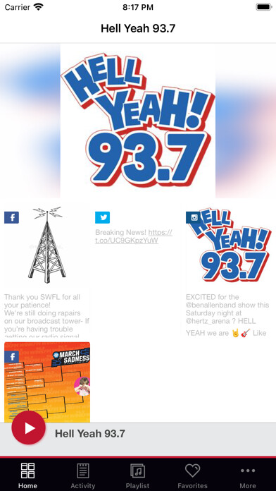 Emulate iPhone app Hell Yeah 93.7 using MyAndroid Emulate iPhone app Hell Yeah 93.7 using MyAndroid