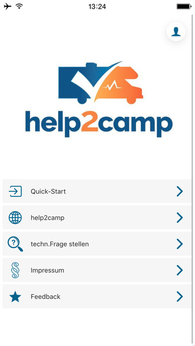 Emulate iPhone app help2camp using MyAndroid