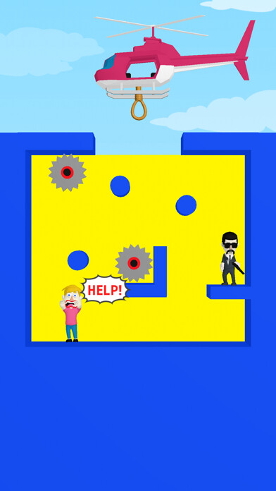 Emulate iPhone app Help copter - rescue puzzle using MyAndroid Emulate iPhone app Help copter - rescue puzzle using MyAndroid