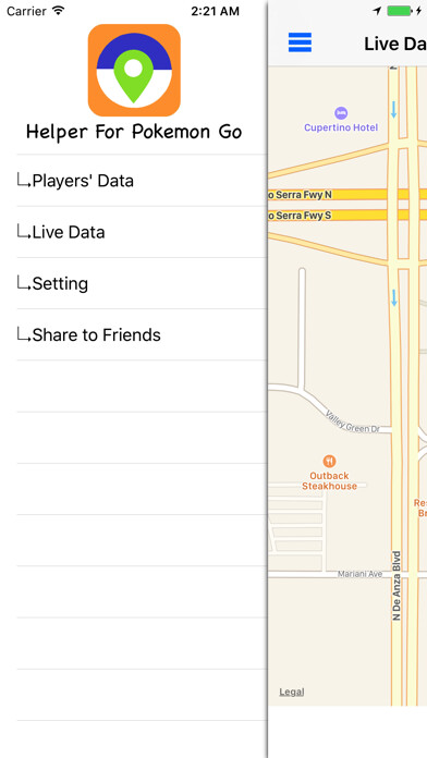 Emulate iPhone app Helper for Pokemon Go using MyAndroid Emulate iPhone app Helper for Pokemon Go using MyAndroid
