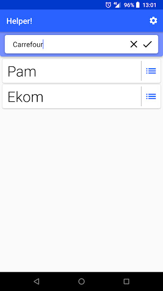 Run android online APK Helper! - Grocery Shopping List from MyAndroid or emulate Helper! - Grocery Shopping List using MyAndroid