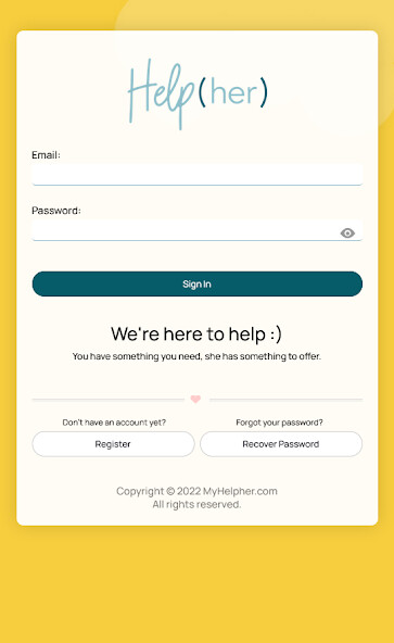 Run android online APK Help(her) from MyAndroid or emulate Help(her) using MyAndroid