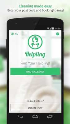 Emulate Android APK Helpling Book Cleaning Service