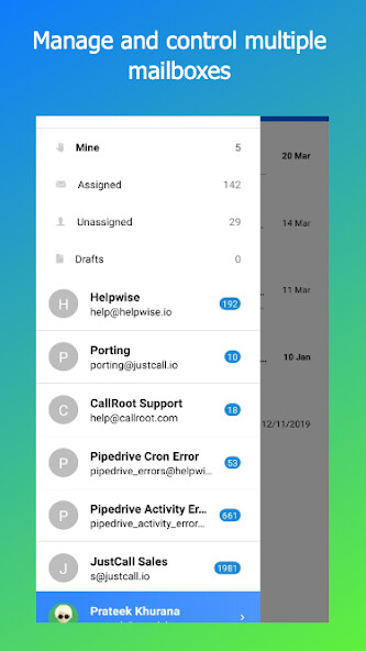 Run android online APK Helpwise -  Shared Inbox for Email, SMS  WA from MyAndroid or emulate Helpwise -  Shared Inbox for Email, SMS  WA using MyAndroid