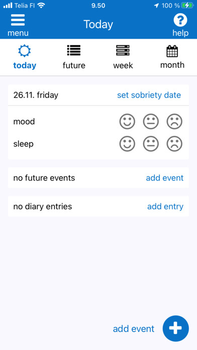 Emulate iPhone app Helsinki Recovery App using MyAndroid