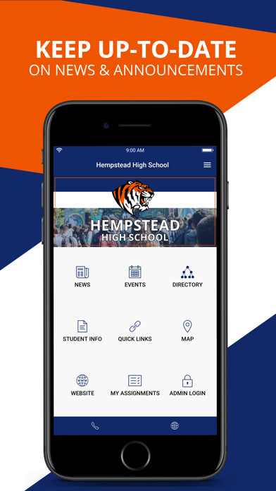 Emulate iPhone app Hempstead High School - NY using MyAndroid Emulate iPhone app Hempstead High School - NY using MyAndroid