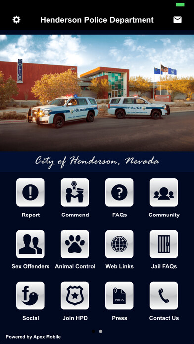 Emulate iPhone app Henderson Police Department using MyAndroid Emulate iPhone app Henderson Police Department using MyAndroid