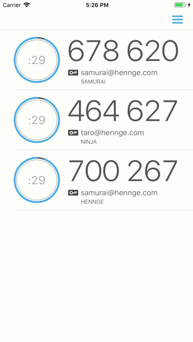 Emulate iPhone app HENNGE OTP Generator using MyAndroid Emulate iPhone app HENNGE OTP Generator using MyAndroid
