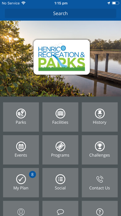 Emulate iPhone app Henrico County Rec & Parks using MyAndroid Emulate iPhone app Henrico County Rec & Parks using MyAndroid