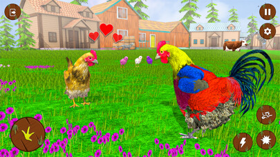 Emulate iPhone app Hen Simulator Family Survival using MyAndroid