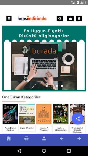Run android online APK Hepsiindirimde from MyAndroid or emulate Hepsiindirimde using MyAndroid
