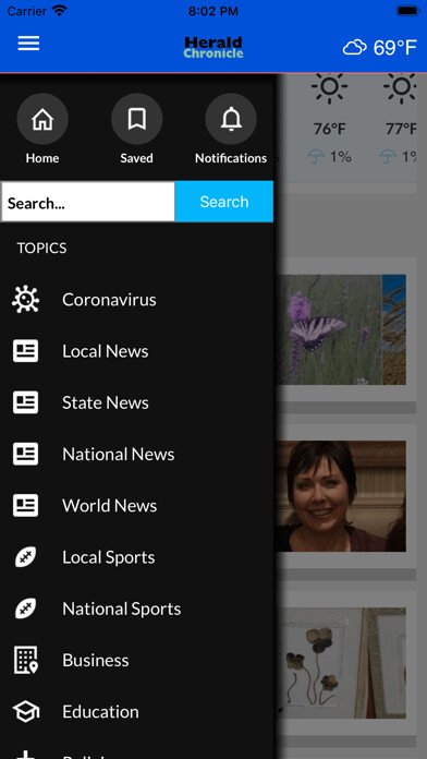 Emulate iPhone app Herald Chronicle using MyAndroid Emulate iPhone app Herald Chronicle using MyAndroid