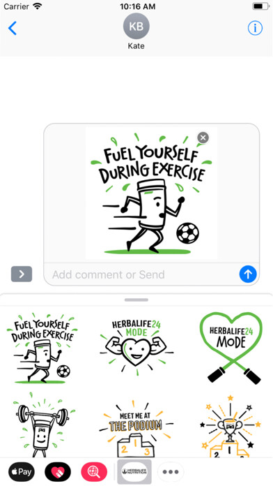 Emulate iPhone app Herbalife Nutrition Stickers using MyAndroid Emulate iPhone app Herbalife Nutrition Stickers using MyAndroid