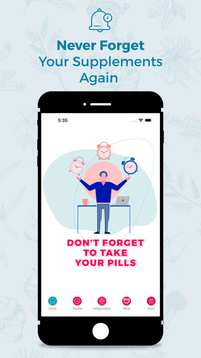 Emulate iPhone app HERBIBOOST Pill Reminder using MyAndroid Emulate iPhone app HERBIBOOST Pill Reminder using MyAndroid