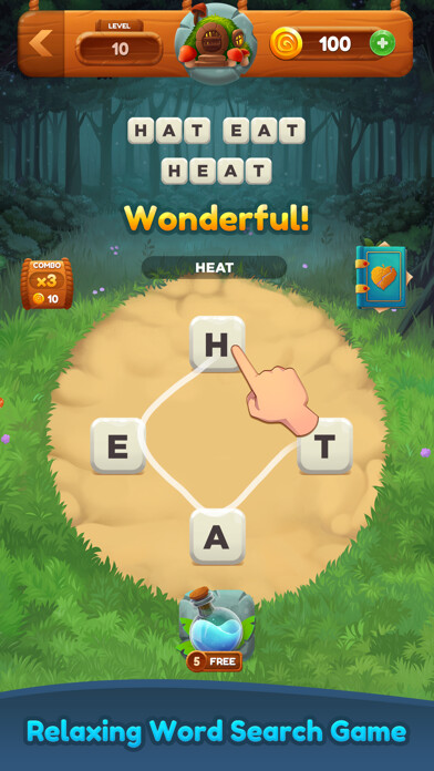 Emulate iPhone app Herbs : Word Search Game using MyAndroid Emulate iPhone app Herbs : Word Search Game using MyAndroid