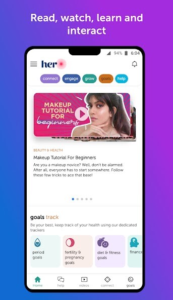Run android online APK Her Circle from MyAndroid or emulate Her Circle using MyAndroid