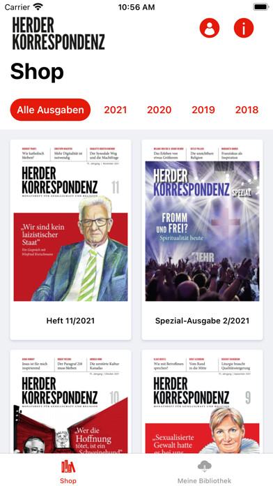 Emulate iPhone app Herder Korrespondenz using MyAndroid