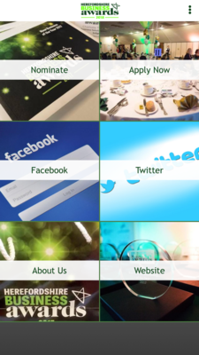 Emulate Android APK Herefordshire Business Awards