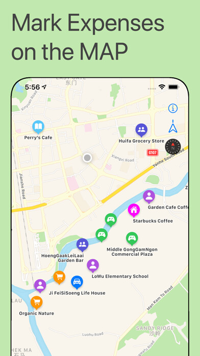 Emulate iPhone app Here Ledger - Simple Accounts using MyAndroid