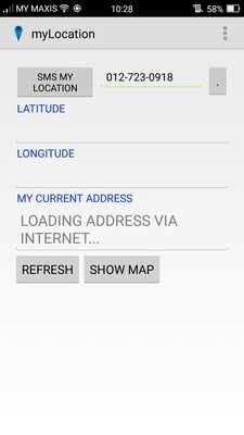 Emulate Android APK hereMyLocation