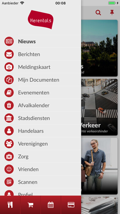 Emulate iPhone app Herentals - Onze Stad App using MyAndroid