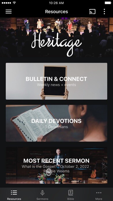 Run android online APK Heritage Baptist Church JC from MyAndroid or emulate Heritage Baptist Church JC using MyAndroid