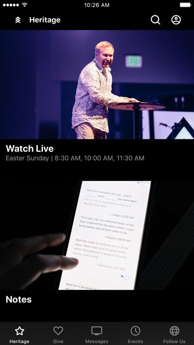Emulate iPhone app Heritage Church Minnesota using MyAndroid Emulate iPhone app Heritage Church Minnesota using MyAndroid