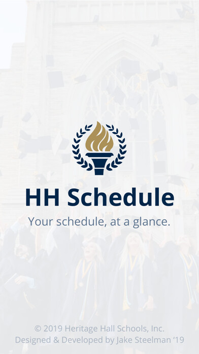 Emulate iPhone app Heritage Hall Schedule using MyAndroid Emulate iPhone app Heritage Hall Schedule using MyAndroid