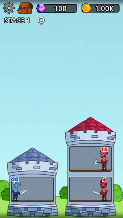 Emulate iPhone app Hero Castle Wars using MyAndroid
