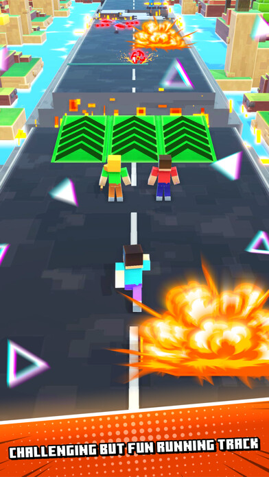 Emulate iPhone app Hero Craft Merge: Run & Battle using MyAndroid