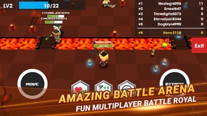 Emulate iPhone app Heroes Battle Royale Arena using MyAndroid