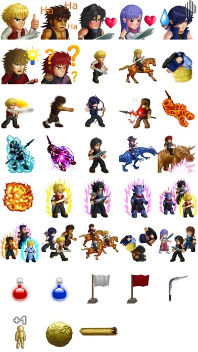 Emulate iPhone app Hero Fighter X sticker pack using MyAndroid Emulate iPhone app Hero Fighter X sticker pack using MyAndroid