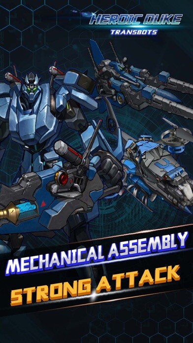 Emulate iPhone app Heroic Duke Robot:Dinosaur and Hunting funny Games using MyAndroid