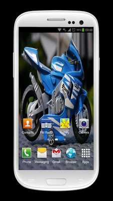 Emulate Android APK Hero Motorbike live Wallpaper