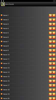 Emulate Android APK Heron Birds Sounds Emulate Android APK Heron Birds Sounds