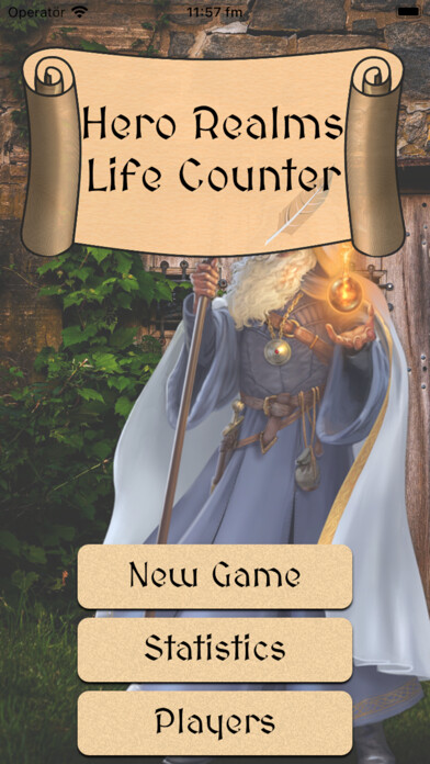 Emulate iPhone app Hero Realms Life Counter using MyAndroid