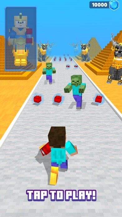 Emulate iPhone app Hero Runner 3D! using MyAndroid