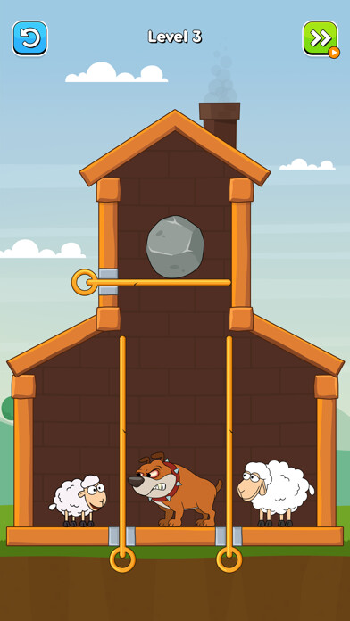 Emulate iPhone app Hero Sheep-Pin Pull Save Sheep using MyAndroid Emulate iPhone app Hero Sheep-Pin Pull Save Sheep using MyAndroid