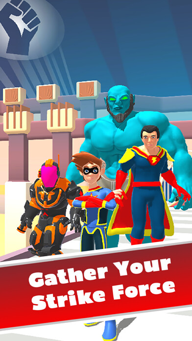 Emulate iPhone app Hero Strike Force! using MyAndroid