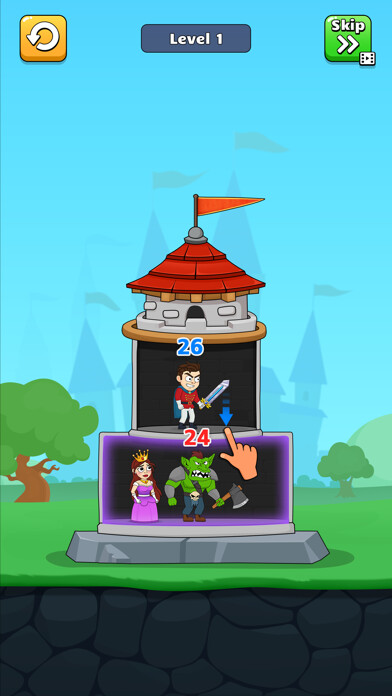 Emulate iPhone app Hero Tower Attack- Rescue Game using MyAndroid Emulate iPhone app Hero Tower Attack- Rescue Game using MyAndroid