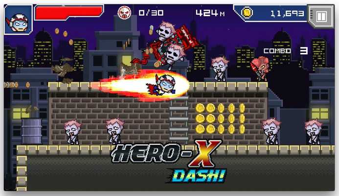 Emulate Android APK HERO-X: DASH!