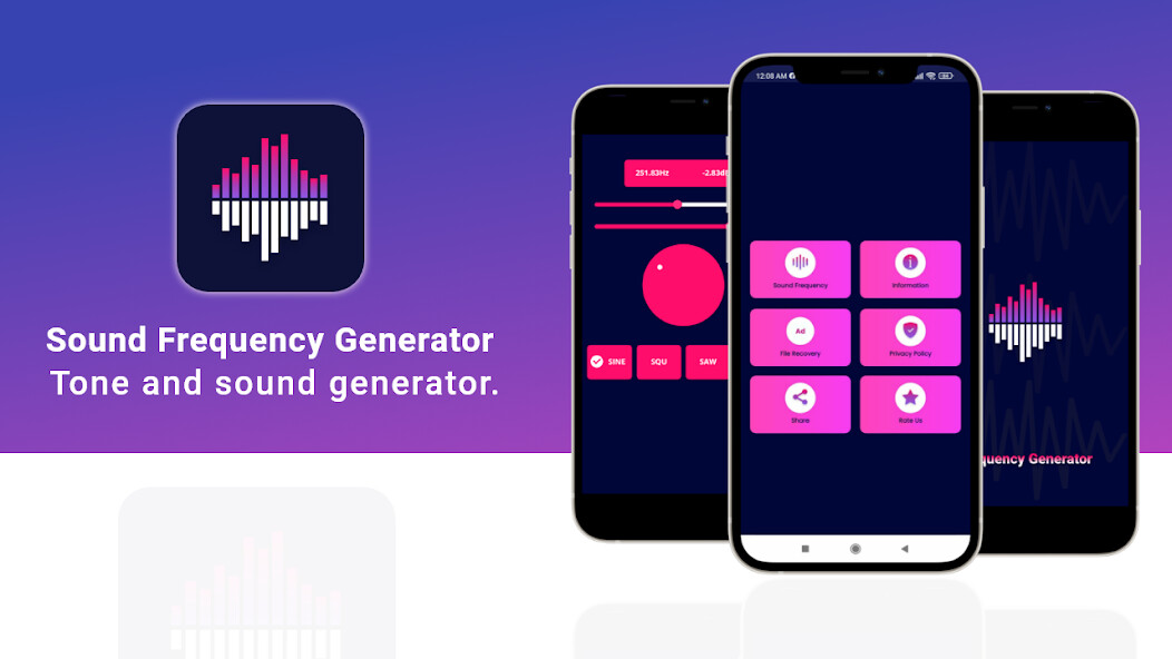 Run android online APK Hertz Tone generator from MyAndroid or emulate Hertz Tone generator using MyAndroid