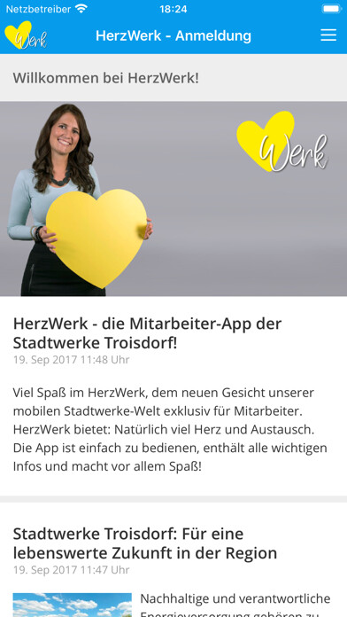 Emulate iPhone app HerzWerk Stadtwerke Troisdorf using MyAndroid Emulate iPhone app HerzWerk Stadtwerke Troisdorf using MyAndroid