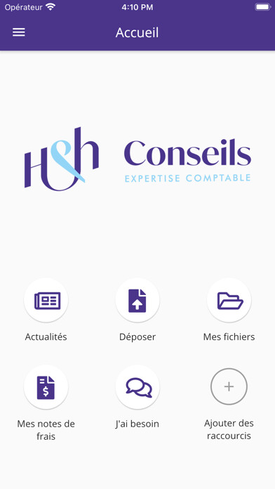 Emulate iPhone app H et H conseils using MyAndroid