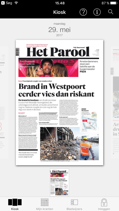 Emulate iPhone app Het Parool digitale krant using MyAndroid Emulate iPhone app Het Parool digitale krant using MyAndroid