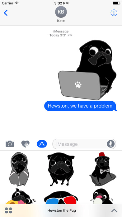 Emulate iPhone app Hewston the Pug using MyAndroid
