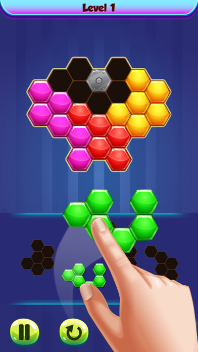 Emulate iPhone app Hexa Blast! Block Puzzle Game using MyAndroid Emulate iPhone app Hexa Blast! Block Puzzle Game using MyAndroid