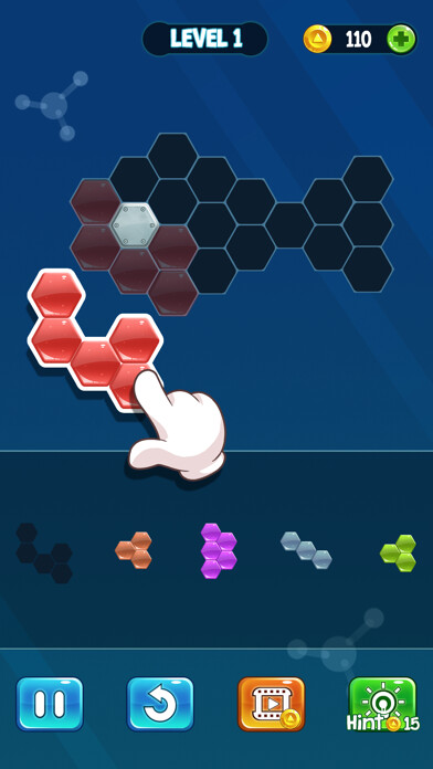 Emulate iPhone app Hexa : Block Tangram Puzzle using MyAndroid Emulate iPhone app Hexa : Block Tangram Puzzle using MyAndroid